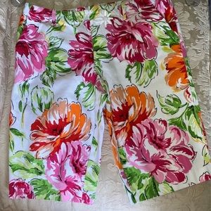 For the republic pink floral size 10 shorts
